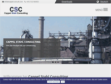 Tablet Screenshot of cappel-consult.com